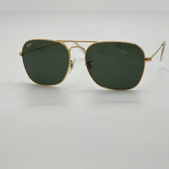 Ray-Ban RB3136 Caravan Sunglasses Green G-15 Lens Arista - Picture 7 of 9